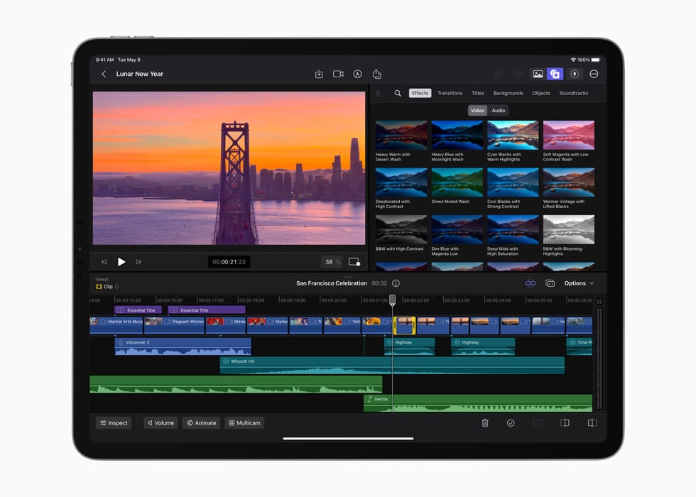 آبل تجلب تطبيقي Final Cut Pro و Logic Pro إلى آيباد