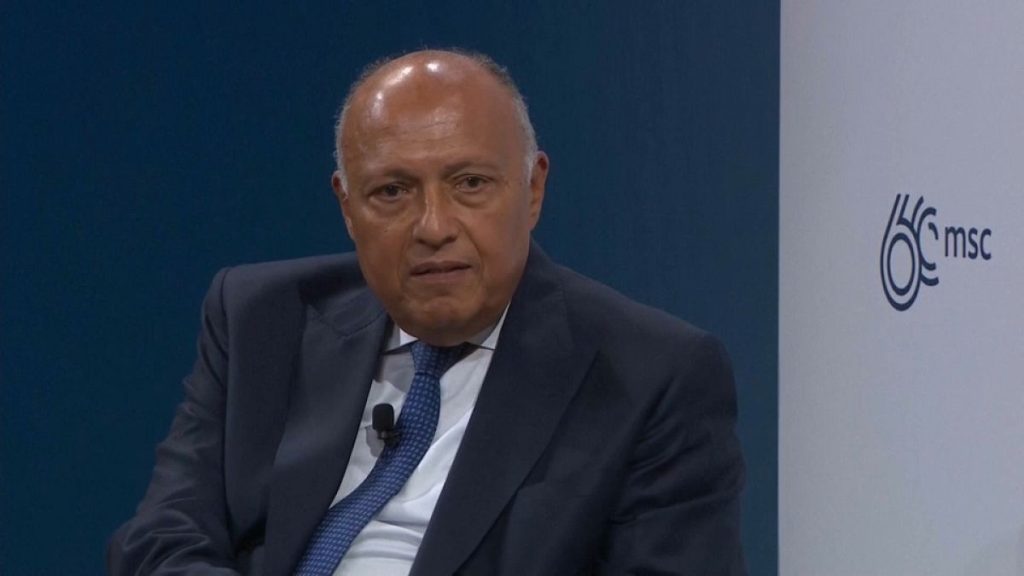 وزير الخارجية المصري من مؤتمر ميونخ: ترحيل سكان رفح “خط أحمر” وتهديد لأمن مصر القومي