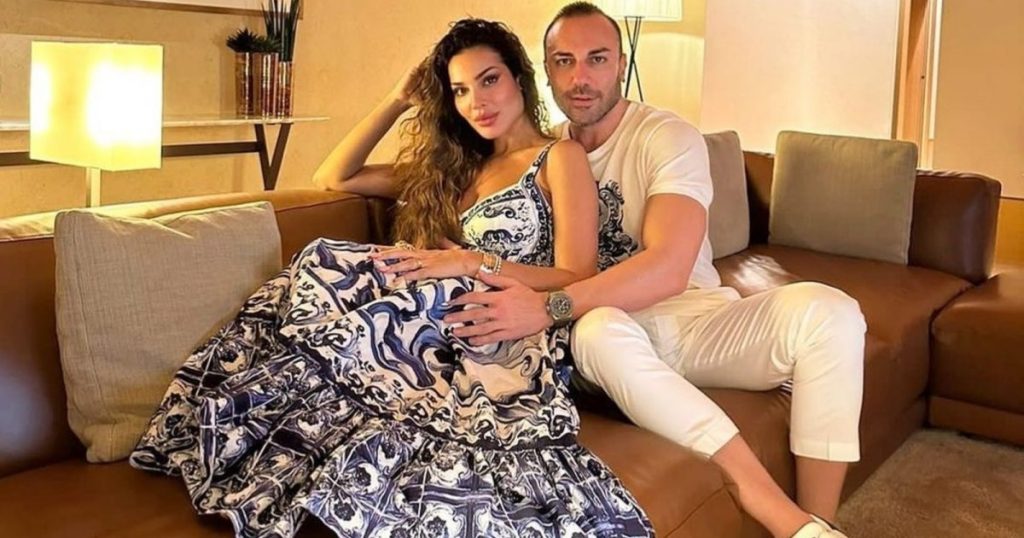 بالفيديو- نادين نسيب نجيم تشكر خطيبها ناريغ ناربيكيان بعد مفاجأتها بالورود الحمراء و الشموع بيوم ميلادها