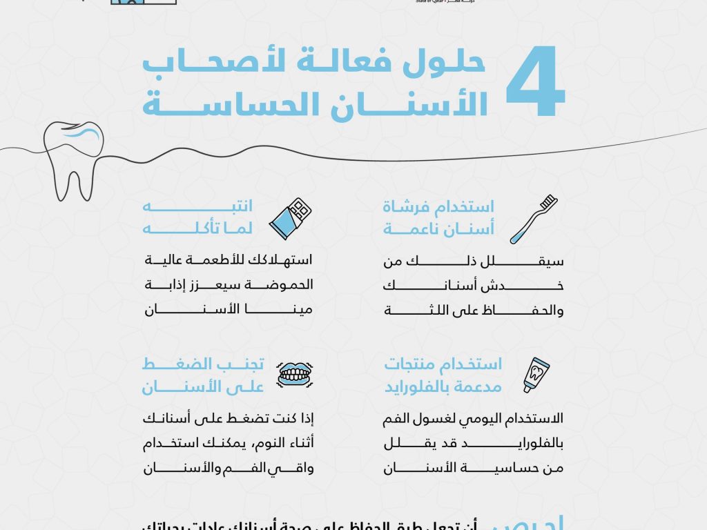 4 حلول فعالة لأصحاب الأسنان الحساسة