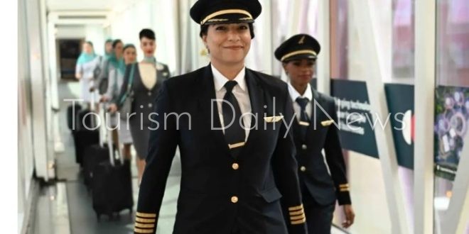 “طيران الخليج” تحتفل بيوم المرأة العالمي بتسيير رحلة بطاقم نسائي
