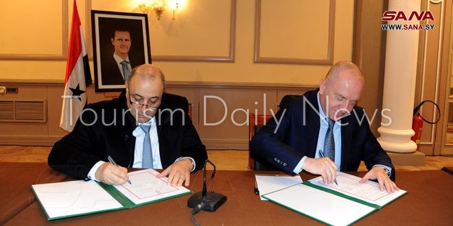 السياحة السورية توقع مع شبكة الآغا خان اتفاقية بمجال التأهيل والتدريب