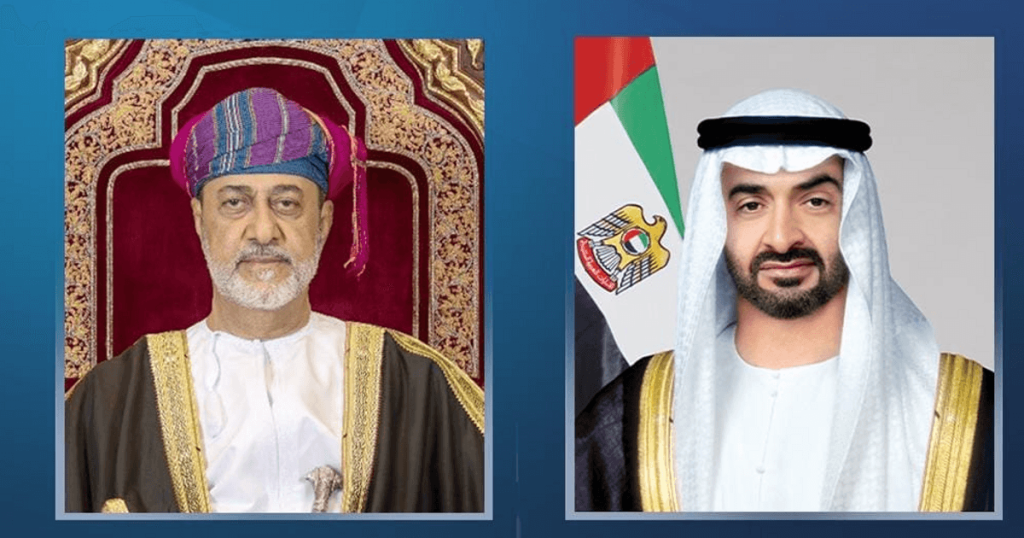 رئيس الإمارات يستقبل سلطان عمان في أبوظبي
