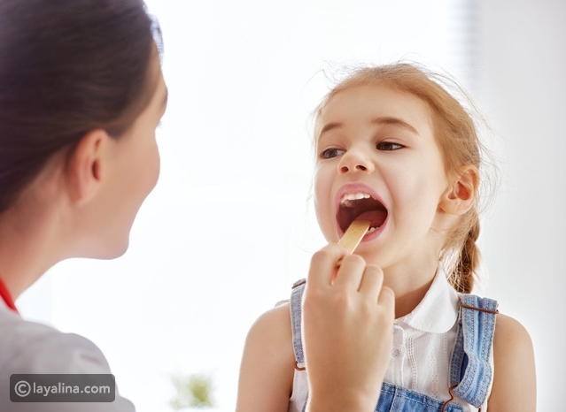 علاج التهاب اللوزتين عند الأطفال بالأعشاب