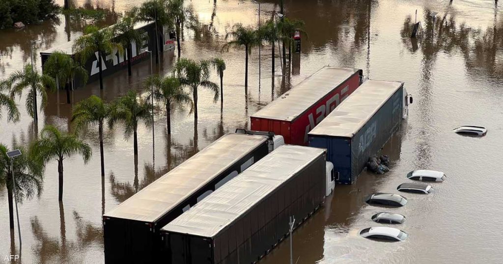75 قتيلا جراء الأمطار الغزيرة في البرازيل