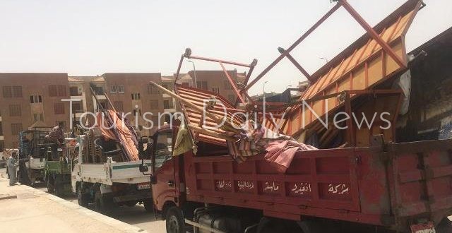 حملات لرفع الإشغالات ومواجهة العشوائية في الشروق