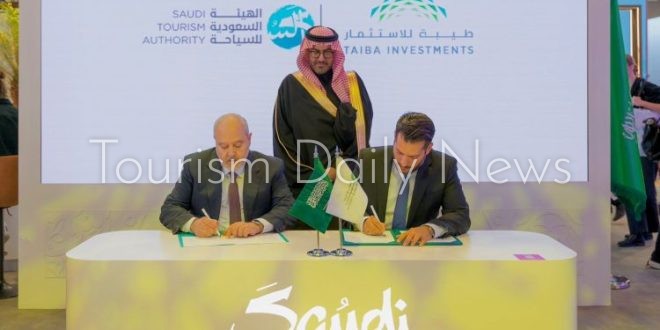 مذكرة تفاهم بين “طيبة للاستثمار” و”الهيئة السعودية” لجذب السياح الصينيين