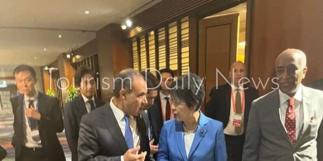 وزير الخارجية يلتقي نظيرته اليابانية في أعقاب التطورات الجارية بلبنان