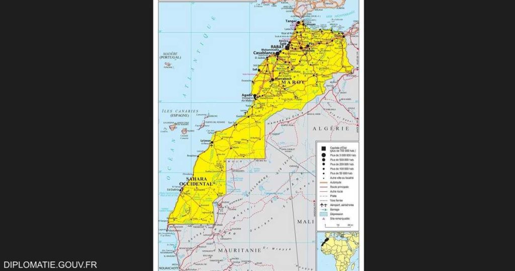 تشمل الصحراء المغربية.. فرنسا تعتمد خريطة المغرب كاملة
