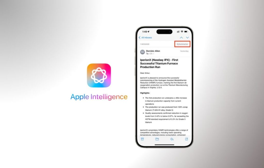 كيفية تلخيص رسائل البريد الإلكتروني بالذكاء الاصطناعي في تحديث iOS 18.1