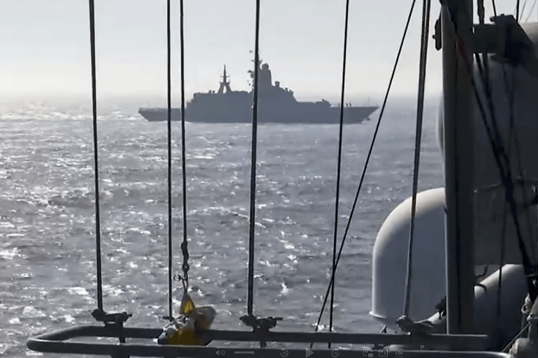 epa12139184 A still image taken from a handout video provided on 27 May 2025 by the Russian Defence Ministry press service shows Russian warships during naval drills in the Baltic Sea. According to the ministry, the exercise involves over 20 warships, boats, and support vessels, including a frigate, corvettes, missile ships and boats, anti-submarine ships, and minesweepers. Approximately 3,000 servicemen, around 25 aircraft and helicopters, and up to 70 units of military and special equipment are also participating. EPA-EFE/RUSSIAN DEFENCE MINISTRY PRESS SERVICE/HANDOUT -- MANDATORY CREDIT -- BEST QUALITY AVAILABLE --HANDOUT EDITORIAL USE ONLY/NO SALES