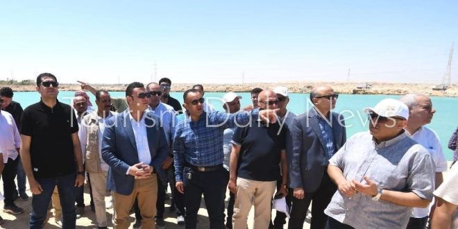 وزير الإسكان يتفقد مشروع بحيرات نيو مارينا والطرق والمداخل بالساحل الشمالي