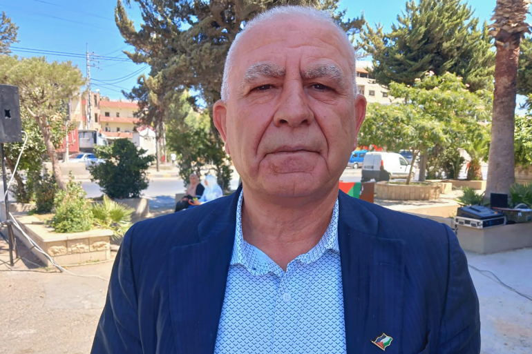 القيادي في هيئة العمل الوطني الفلسطين في لبنان عبدالله كامل الصورة خاصة بالجزيرة نت