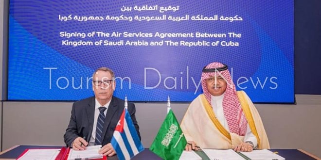 السعودية وكوبا توقعان اتفاقية لتعزيز التعاون في مجال خدمات النقل الجوي