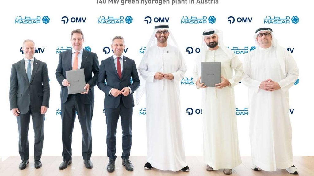 "مصدر" و"OMV" تطلقان مشروعاً للهيدروجين الأخضر في النمسا