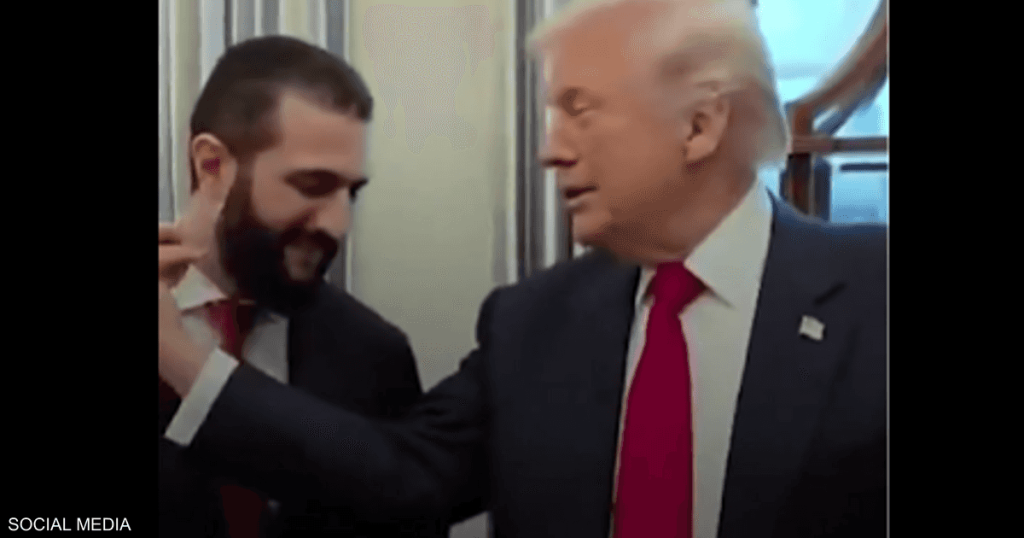 عطر و”عدد الزوجات”.. فيديو بين ترامب والشرع يثير التفاعل