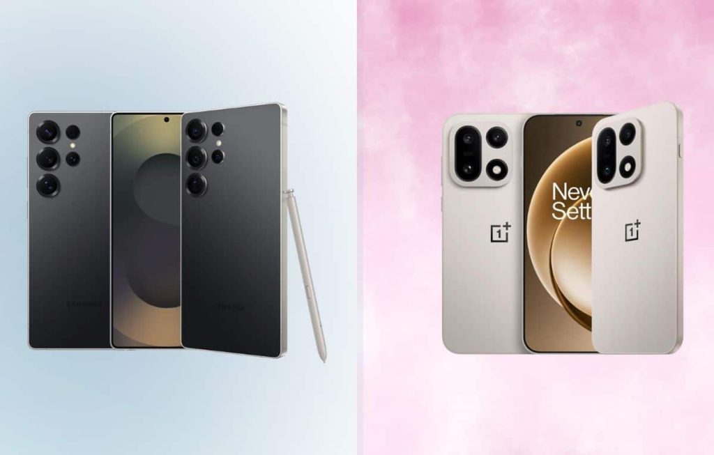 مقارنة بين هاتفي OnePlus 15 و Galaxy S25 Ultra