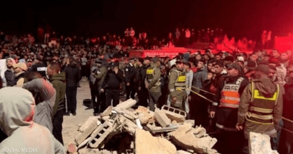 فيديو.. مقتل 22 شخصا في انهيار بنايتين في المغرب