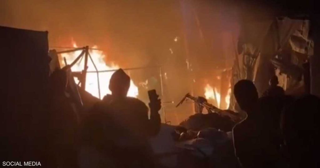 قتلى في قصف إسرائيلي على خيام نازحين بغزة