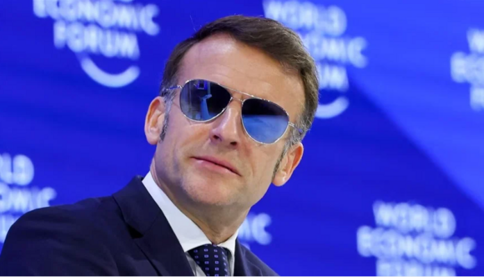 نظارة ماكرون تُعطل متجراً إلكترونياً.. وهذا سعرها الباهظ