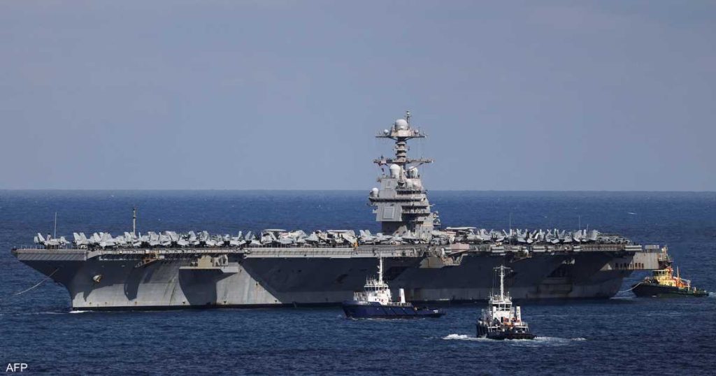 حاملة الطائرات الأميركية جيرالد فورد تتجه للرسو في إسرائيل