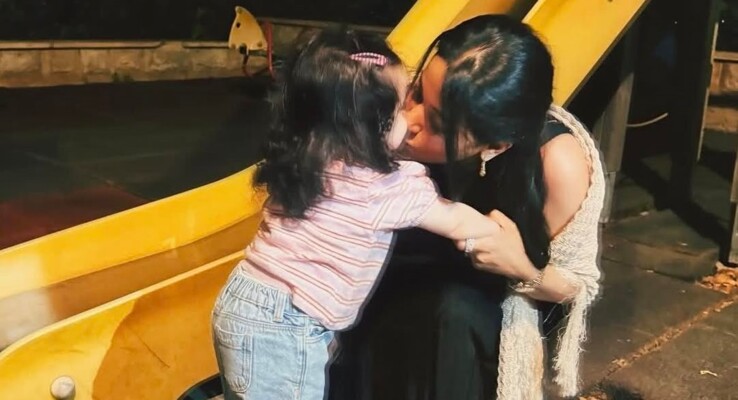 شاهدوا أجمل صور رحمة رياض وإبنتها عالية