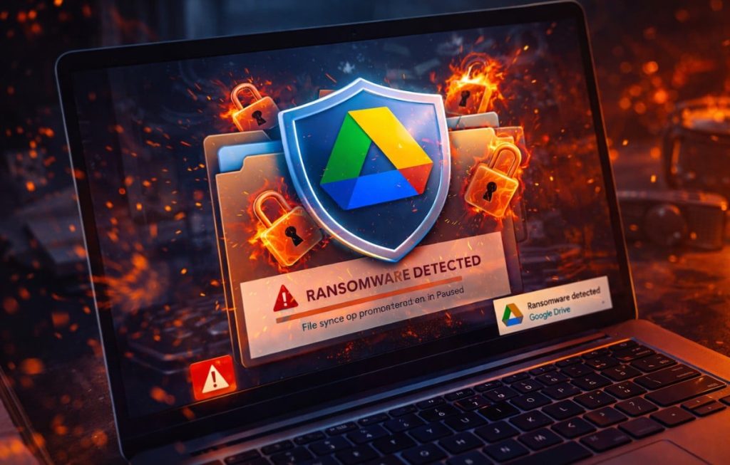 جوجل درايف تعزز حماية الملفات وترصد برمجيات الفدية تلقائيًا