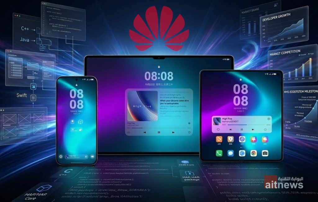 هواوي تعِد بكسر هيمنة أندرويد و iOS بنظامها HarmonyOS