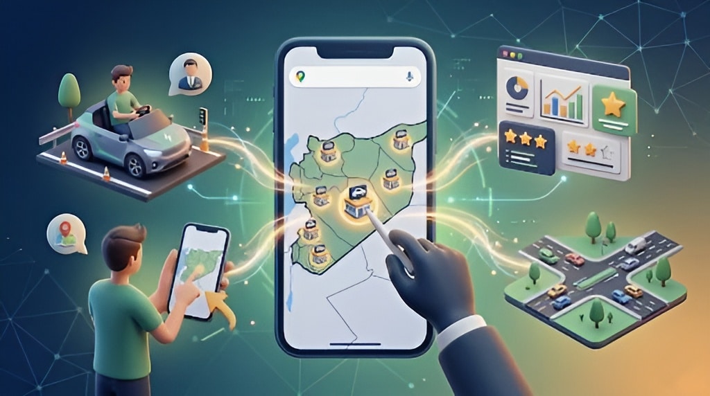 خريطة رقمية جديدة لمدارس تعليم القيادة تعزز مفهوم الخدمات الإلكترونية في سوريَة