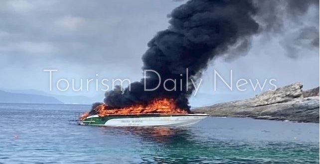 إصابة 16 سائحاً صينياً في إنفجار قارب سياحي سريع بتايلاند