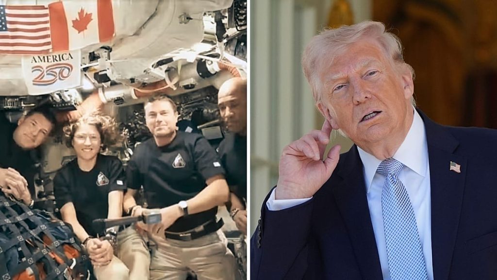 صمت طاقم أرتميس 2 يحرج ترامب في اتصال من الفضاء