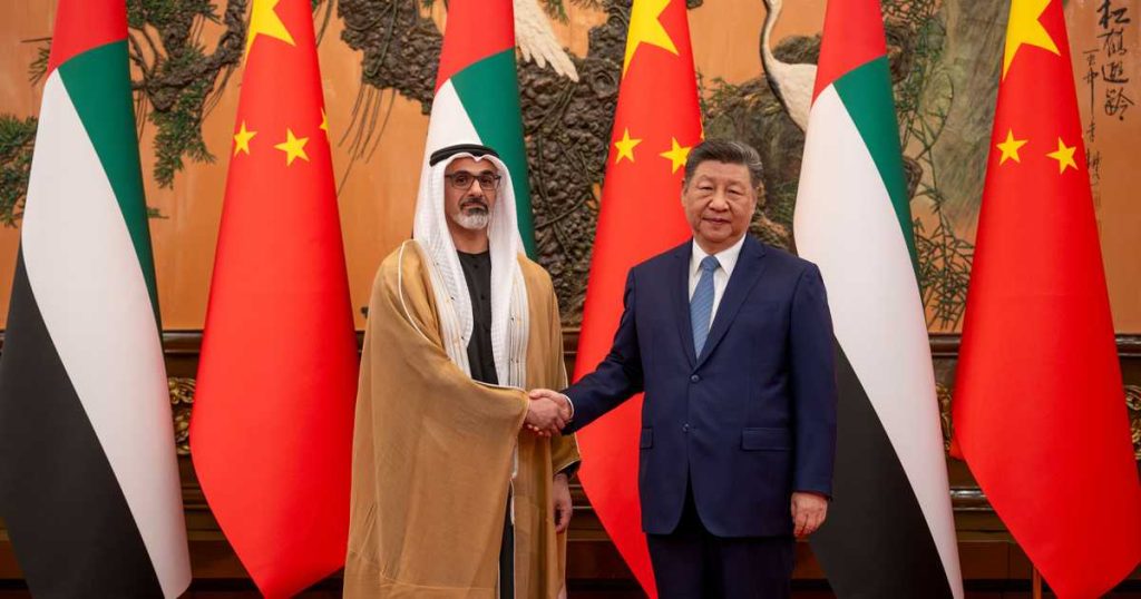 رئيس جمهورية الصين الشعبية يستقبل ولي عهد أبوظبي