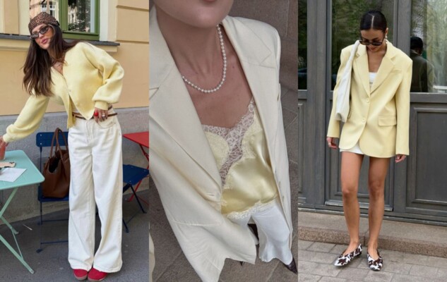 الأصفر الزبدي والأبيض: الثنائي الأكثر أناقة لموسم 2026