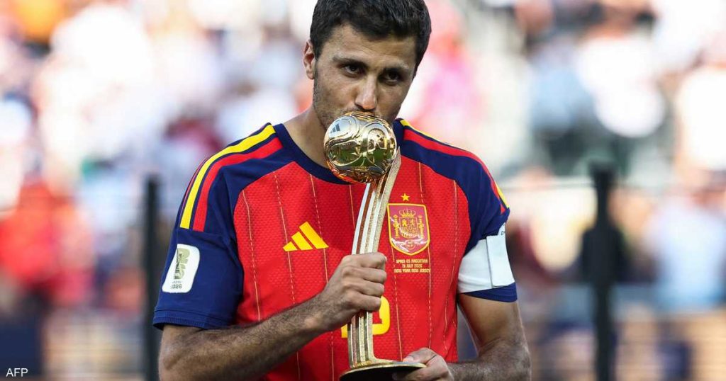 رودري يفوز بجائزة أفضل لاعب في مونديال 2026