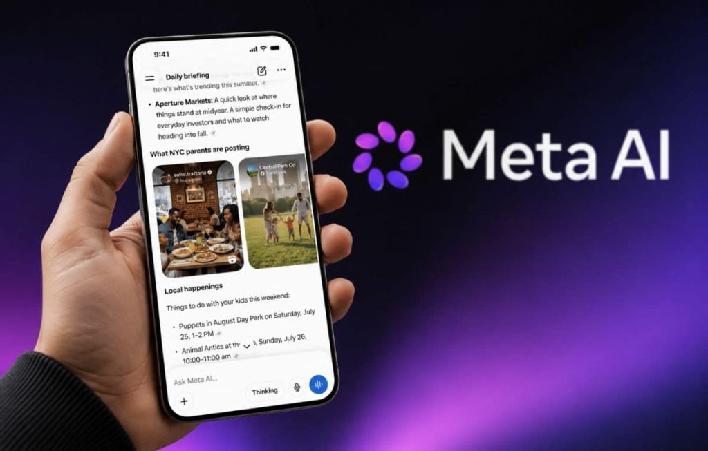 ميتا تحوّل Meta AI إلى مساعد ذكي عملي يدير المواعيد ويُعد التقارير ويخطط للمهام