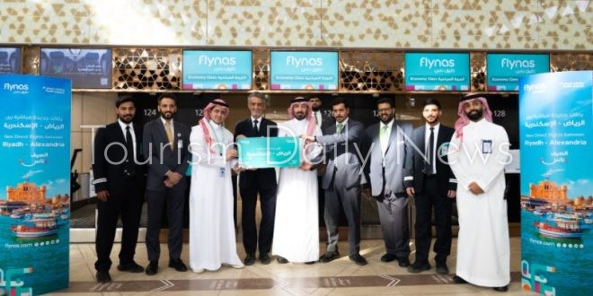 “طيران ناس” يحتفل بتدشين أولى رحلاته بين الرياض والإسكندرية