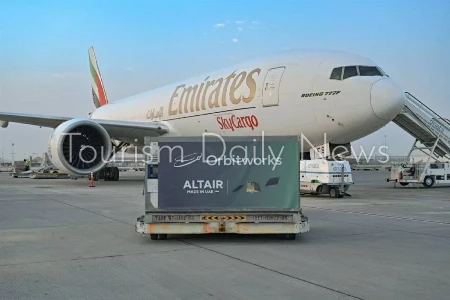 “الإمارات للشحن الجوي” تنقل قمر “ألتير-1” الصناعي إلى أمريكا