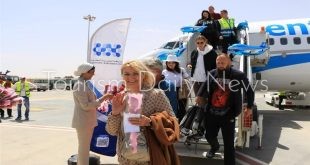 يوم استثنائي في مطاري الغردقة ومرسى علم ووصول 24 ألف سائح و134 رحلة طيران