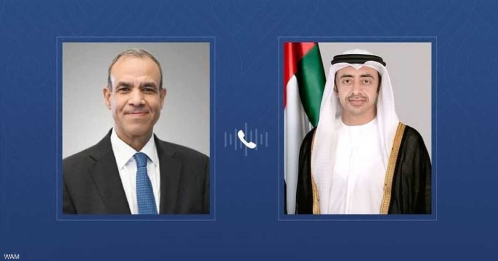 الإمارات ومصر تبحثان تطورات الأوضاع في المنطقة