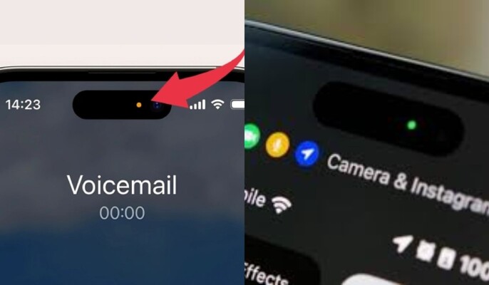 نقطة ملونة على هاتفك.. هل تكشف من يراقبك؟
